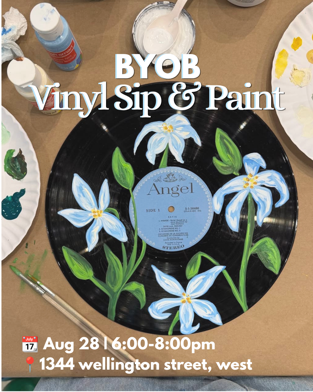 BYOB Vinyl Sip & Paint (Aug 28)